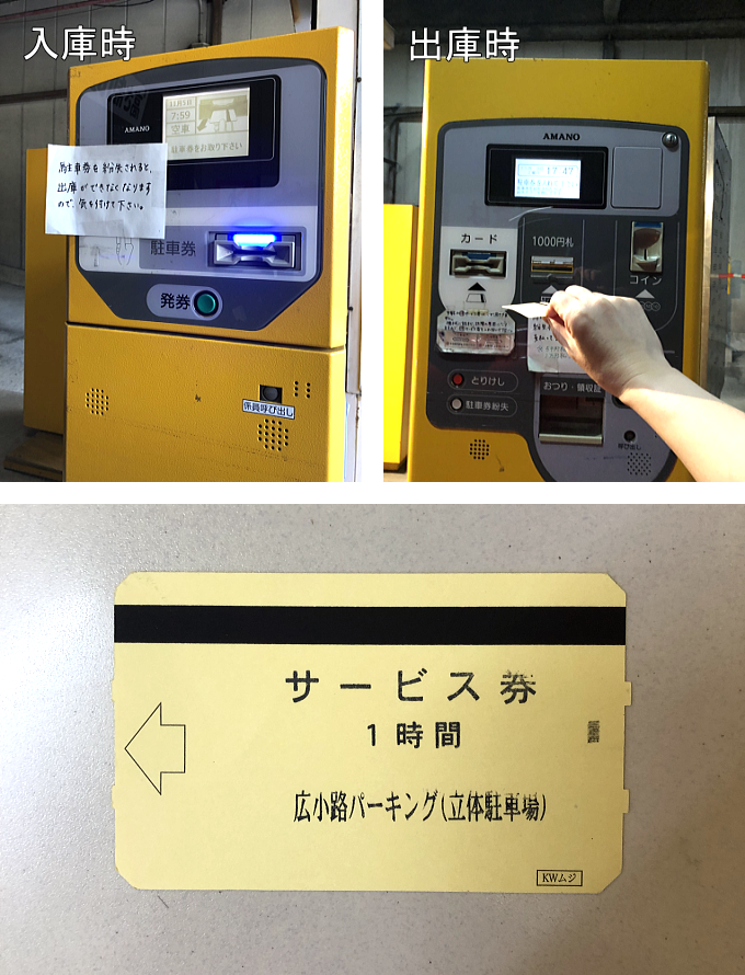 『広小路パーキング』のご利用手順